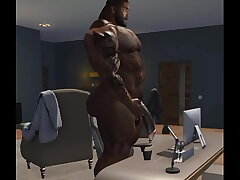 massive clog duane unilluminated jerks his huge dick to porn sex gay videos asian new