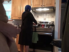 OH MY GOD!!! I almost got caught flashing my big dick in work be advantageous to my Pakistani stepmother joyous sex videos outdoor asian