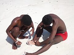 Black Twinks Sameul and Wilson Bareback asian hot boys gay sex videos