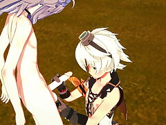 Genshin Impact Yaoi- Bennett Handjob and fucked apart from Razor - Japanese asian manga anime diversion porn gay asian china new gay intercourse videos