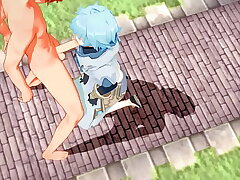 Genshin Impact Yaoi - Tartaglia x Chongyun HardSex - Sissy crossdress Japanese Asian Manga Anime Entertainment Porn Gay hot gay sex videos of asian on twitter