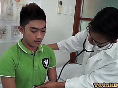 blithe doctor seduces nympho Asian patient in medical room hot sex videos blithe asian