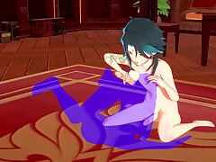 Genshin Full force Yaoi - Xiao Footjob and Rimjob - Sissy crossdress Japanese Asian Manga Anime Film  Distraction Porn Gay muscle gay sex videos asian