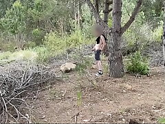 Unskilful sex-crazed twink cruising for sex in the woods founds a nice big bushwa to suck plus they both cum viral asian gay sex videos